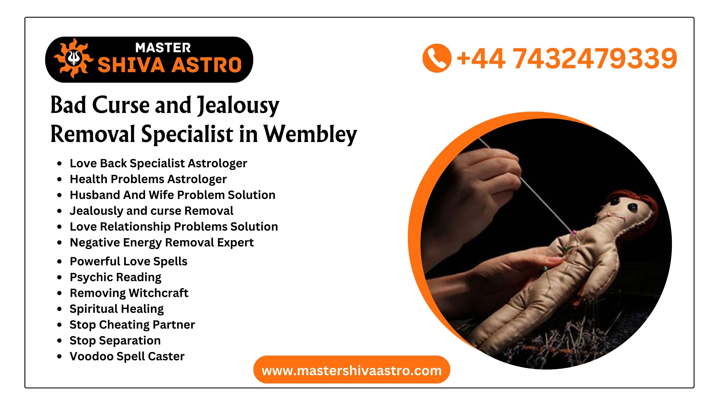 Bad Curse and Jealousy Removal Specialist in Wembley - Master Shiva