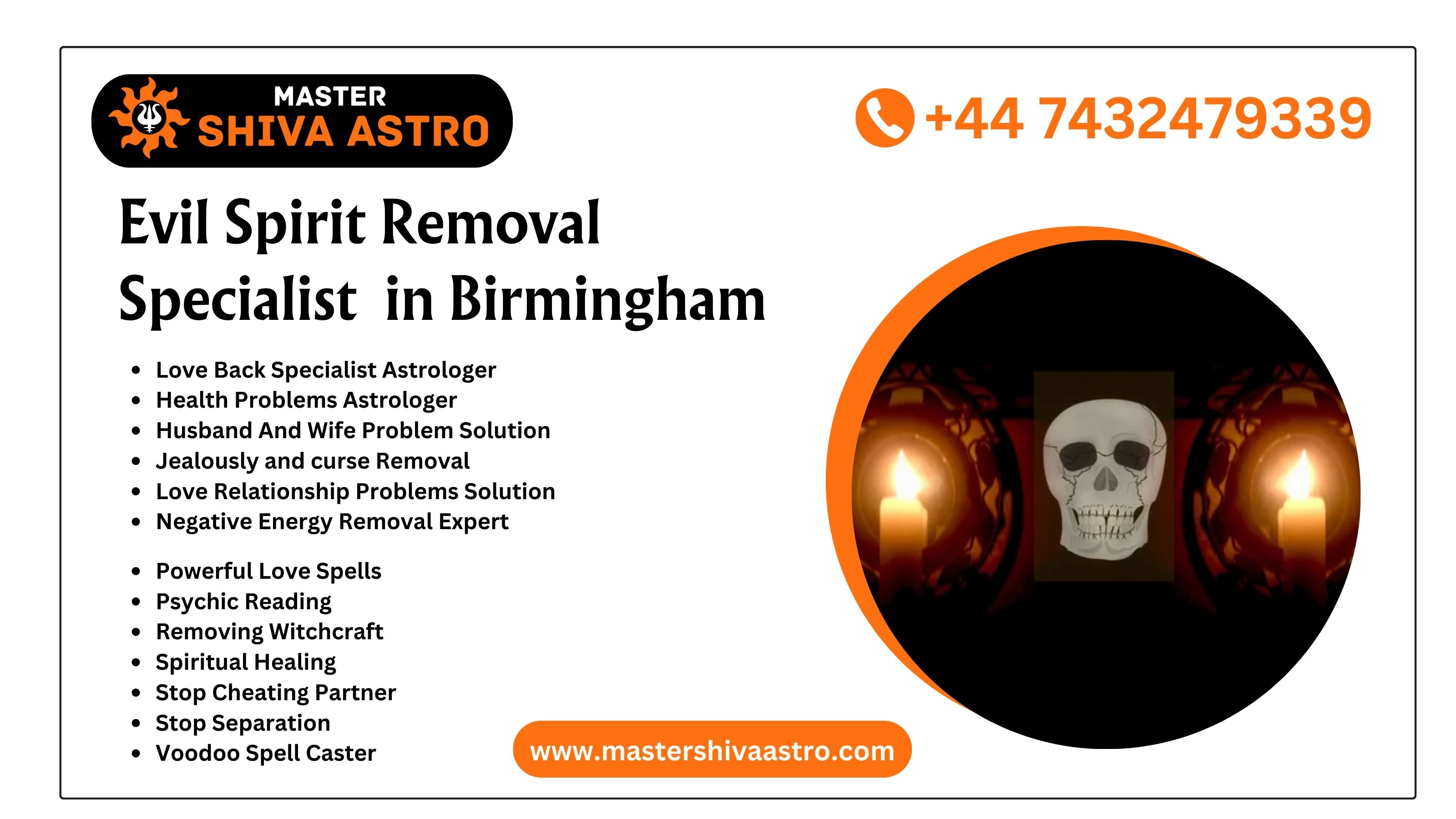 Evil Spirit Removal Specialist  in Birmingham - Master Shiva