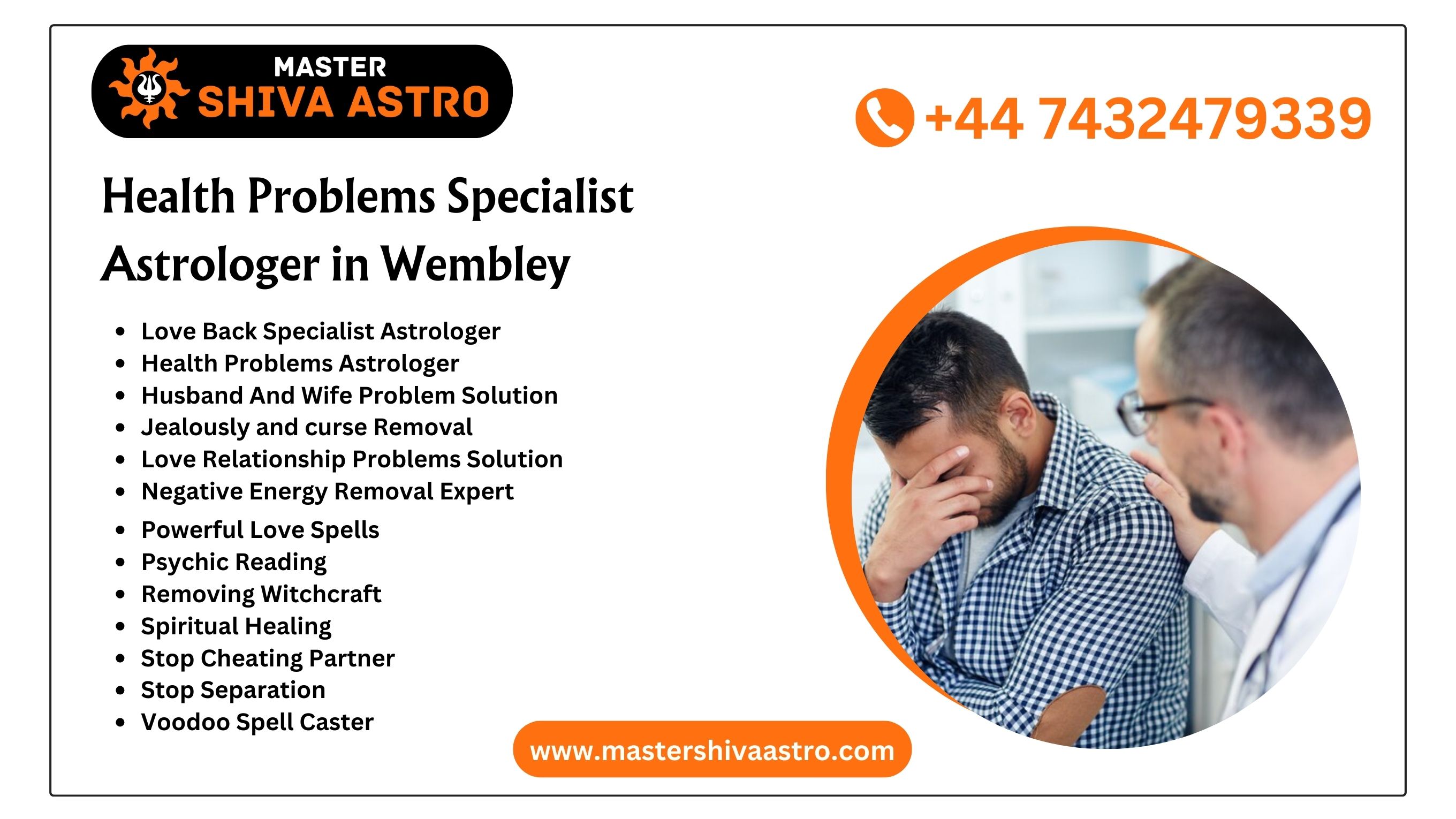 Health Problems Specialist Astrologer in Wembley - Master Shiva