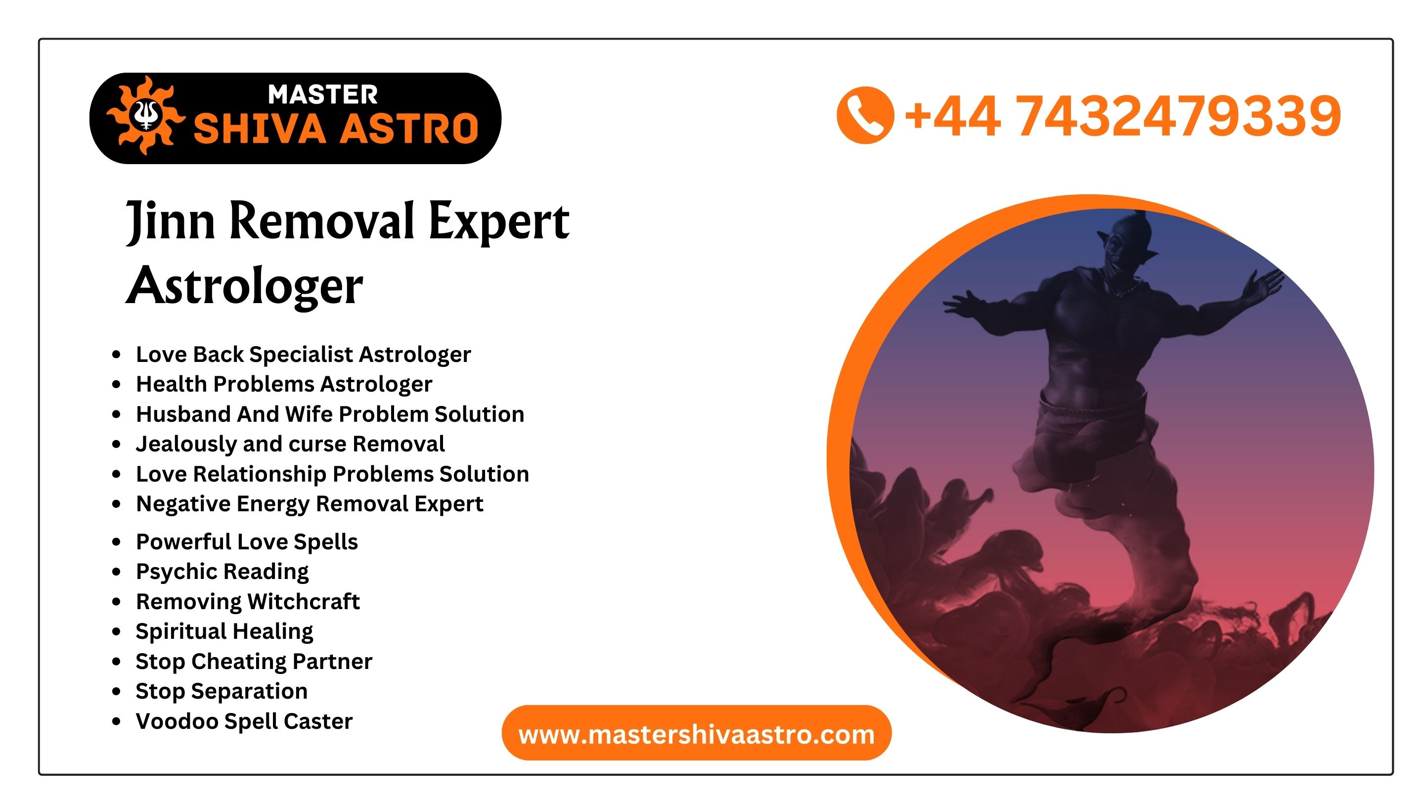 Jinn Removal Expert Astrologer - Master Shiva